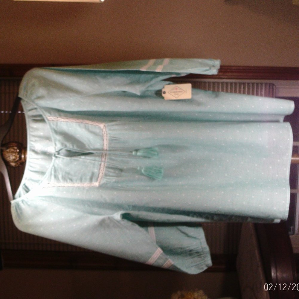 St. John's Bay 2X 3/4 sleeve top - Picture 3 of 9